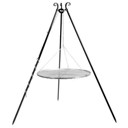 Kochstativ mit Edelstahlrost 180 cm