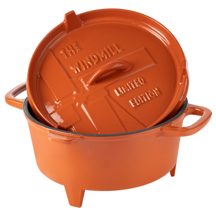 The Windmill Premium Dutch Oven 4.5 quarts Limited Edition Enameled