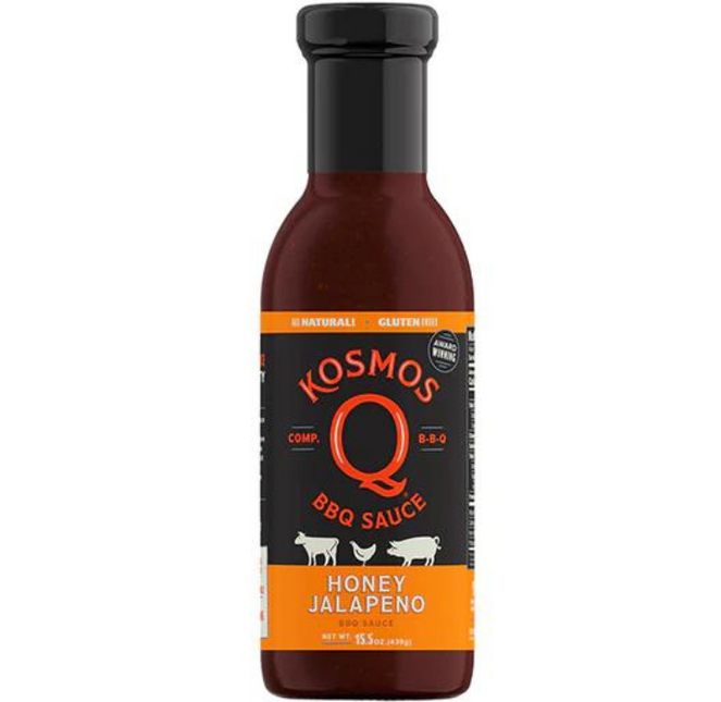 Kosmos Honig-Jalapeño-BBQ-Sauce 15,5 Unzen