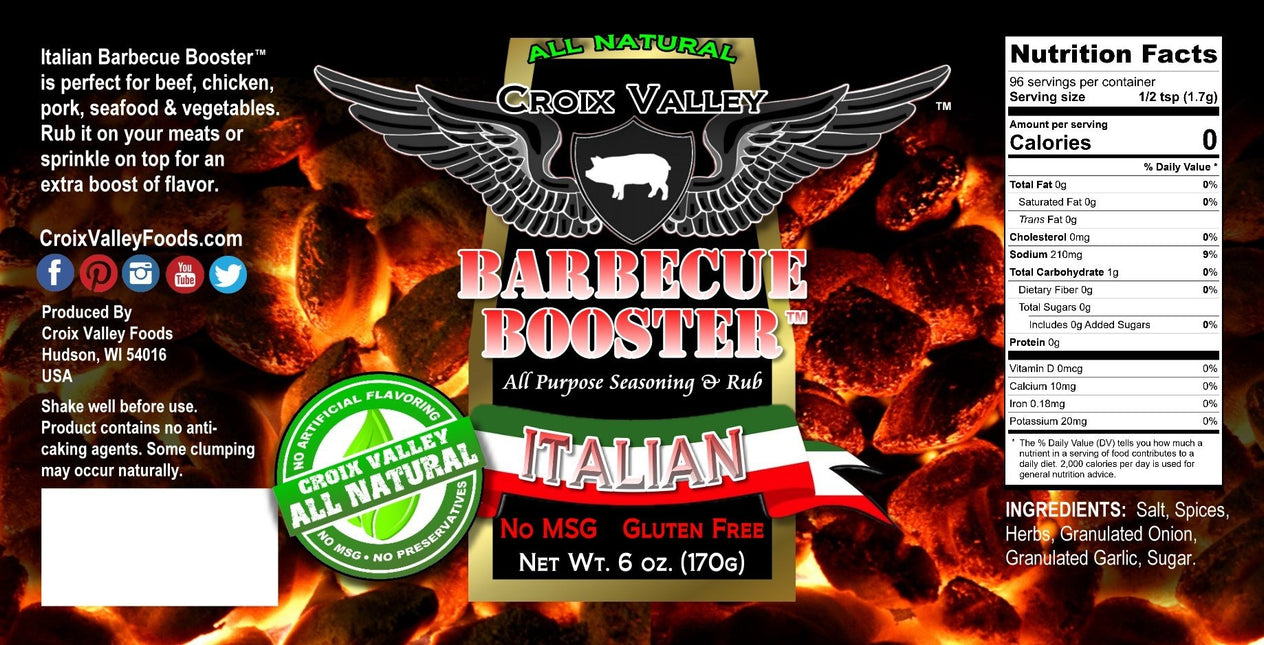 Croix Valley Italian Barbecue Booster 6 oz