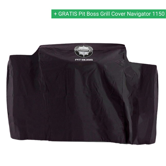 Pit Boss Navigator 1150 Wood Pellet Grill + FREE WiFi Controller and Cover