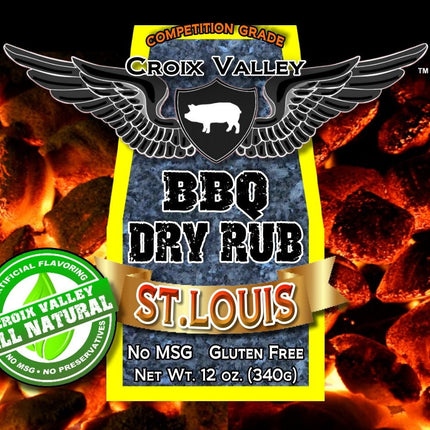 Croix Valley St. Louis BBQ Dry Rub 12 oz