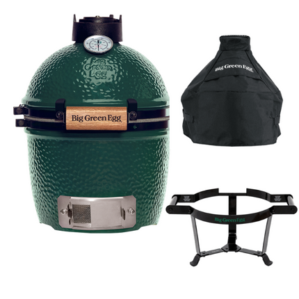 Big Green Egg Mini + Carrier + Cover