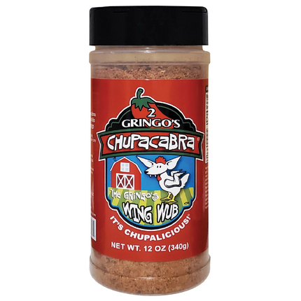 2 Gringos Chupacabra Wing Wub Rub 12 oz