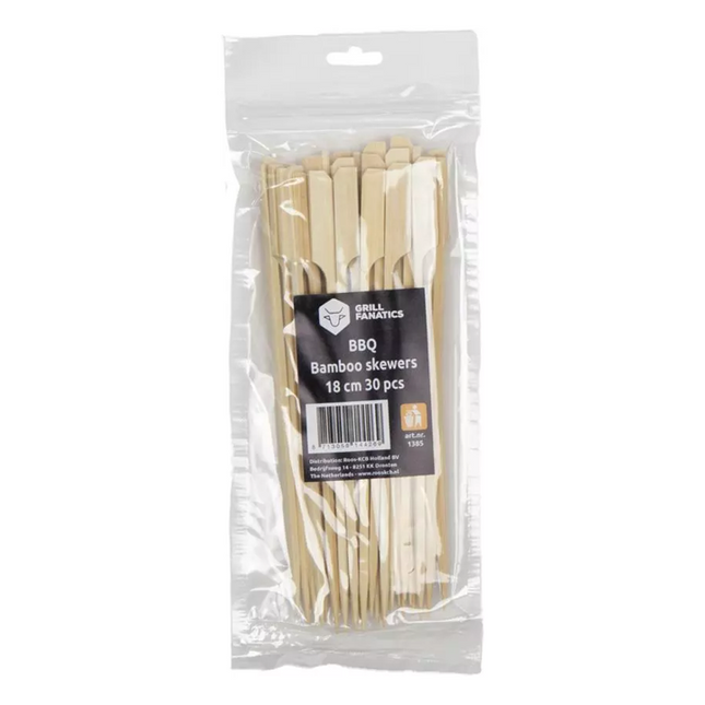 Grill Fanatics Bamboo Skewers 18 cm 30 pieces