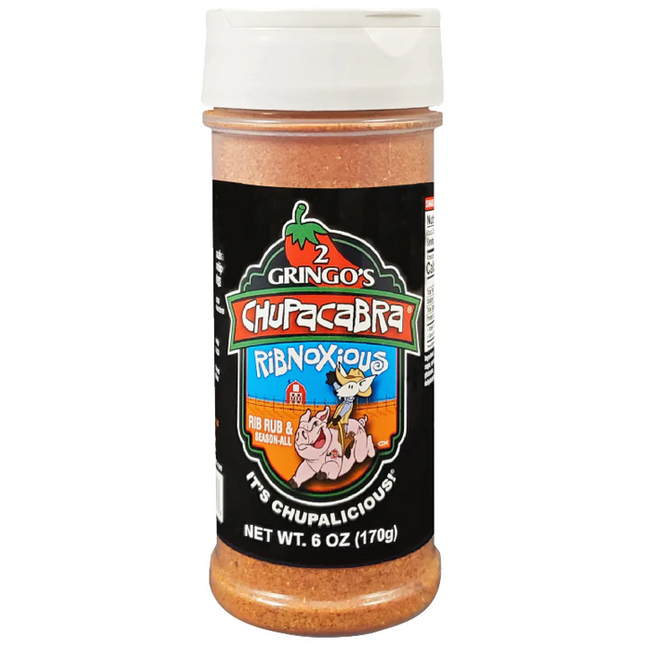 2 Gringos Chupacabra Ribnoxious BBQ Rub 6 oz