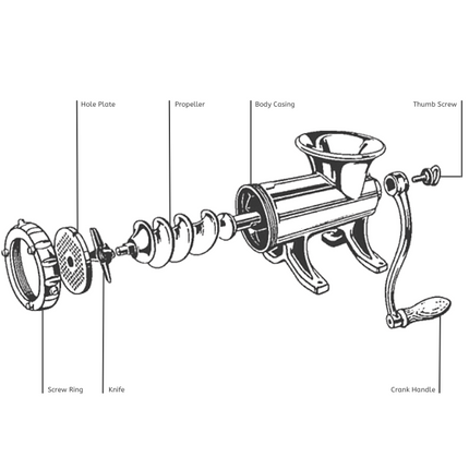 Porkert no32 Thumbscrew / Crank Nut