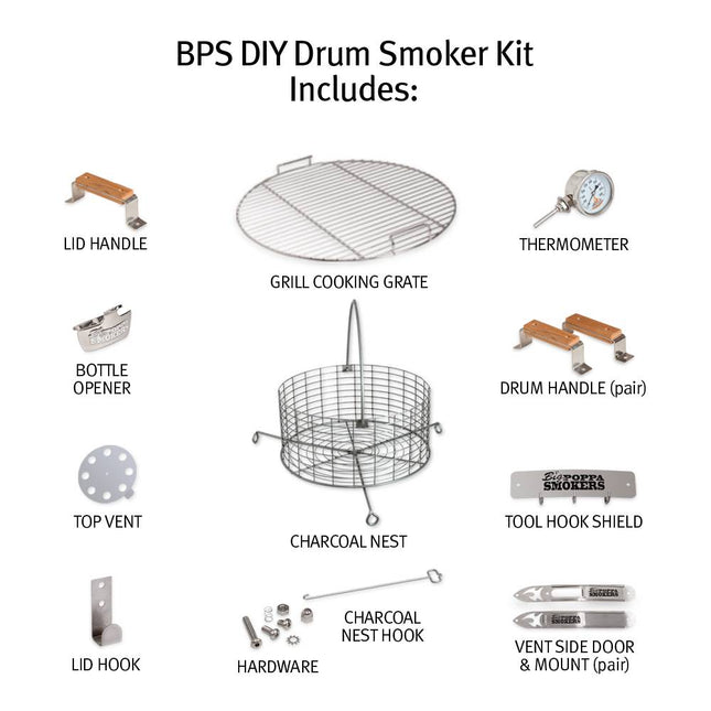 Big Poppa Smokers Drum Kit (UDS)