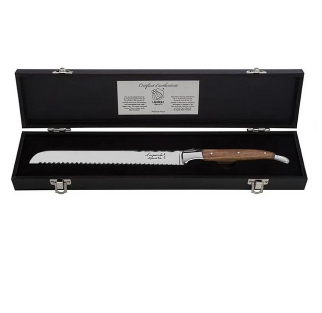 Laguiole Bread Knife Olive Wood