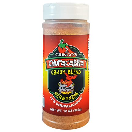 2 Gringos Chupacabra Cajun Blend Rub 12oz