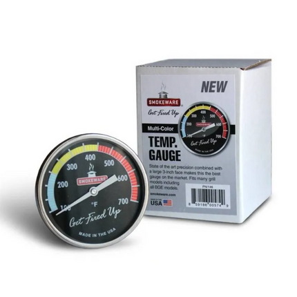 Smokeware RVS Thermometer Multi Color Zwart °F 82mm