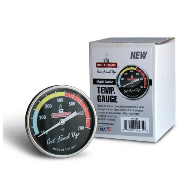 Smokeware RVS Thermometer Multi Color Zwart °F 82mm