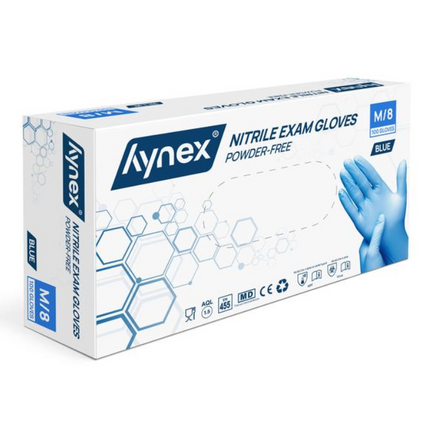 Hynex Nitril Handschoenen Xtra Strong Blauw 100 stuks Medium