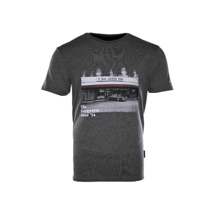 Big Green Egg T-Shirt The Evergreen Since '74 Charcoal Gray