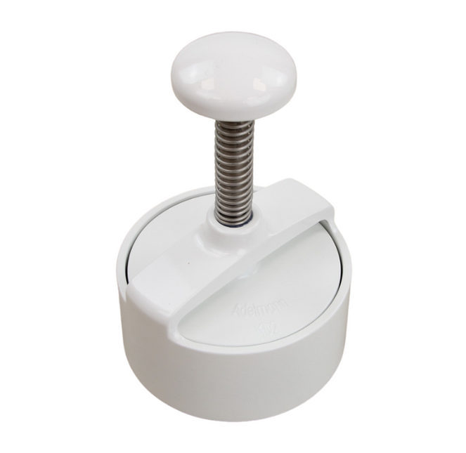 Aluminum Hamburger Press White Ø100mm