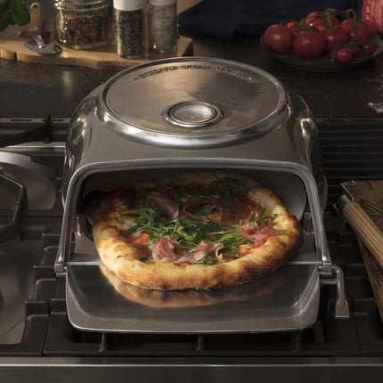 Fernus Stovetop Pizza Oven Pure Polished Aluminum