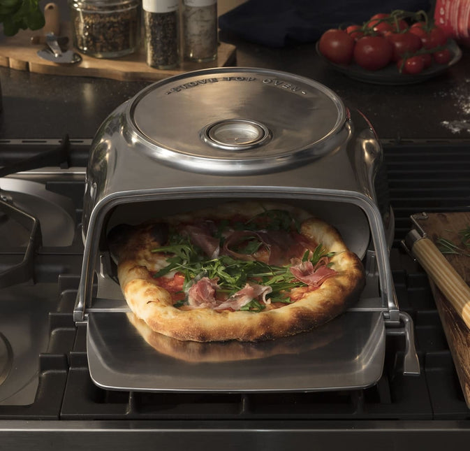 Fernus Stovetop Pizzaoven Pure Polished Aluminium