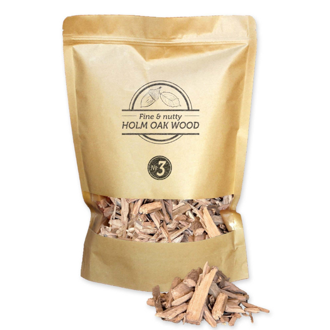 Smokey Olive Wood Holm Oak Smoke Chips 1.7 Liter