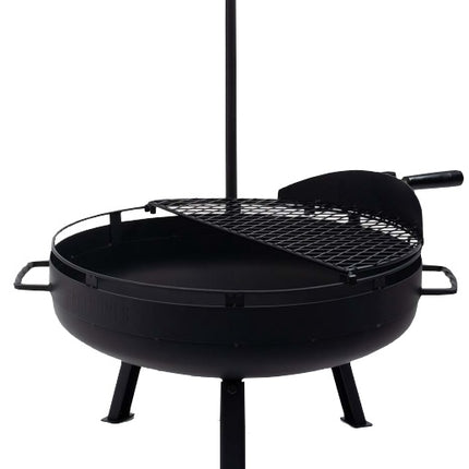 Barebones Cowboy Fire Pit Grill System