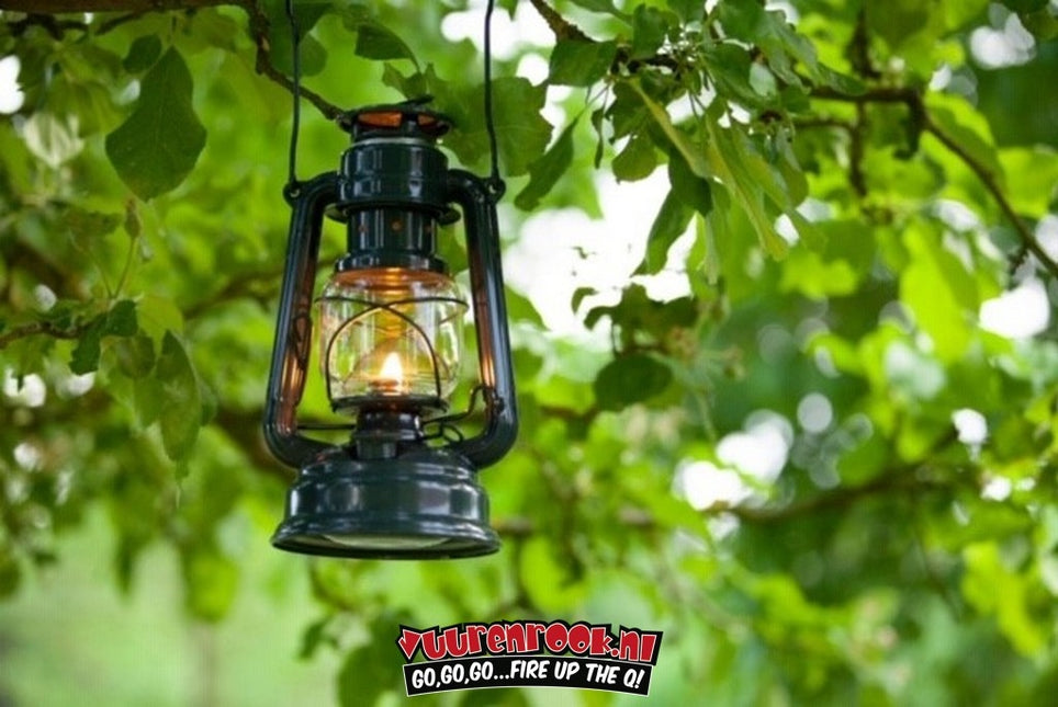 Original Feuerhand Storm Lantern Green