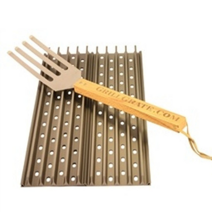 The Original Grill Grate Set for Green Forest Grill GF300 &amp; GF450 2 Panels