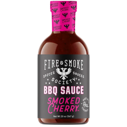 Fire&Smoke Smoked Cherry BBQ Sauce 20 oz