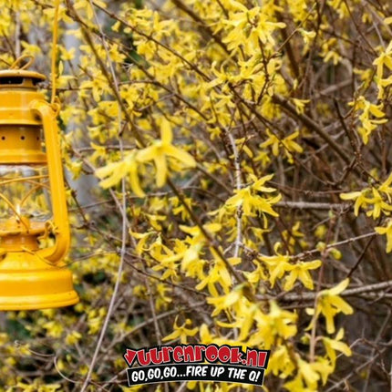 Original Feuerhand Storm Lantern Signal Yellow