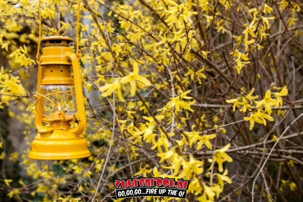 Original Feuerhand Storm Lantern Signal Yellow