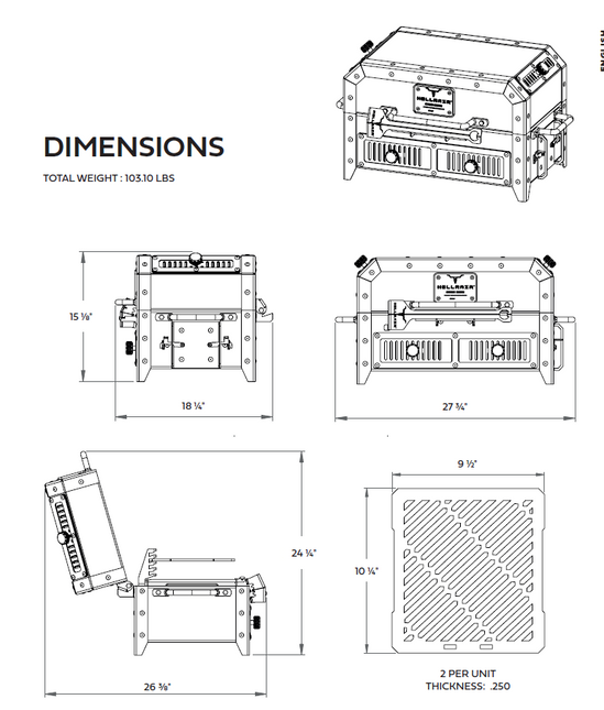 Hellrazr Yama Holzkohlegrill