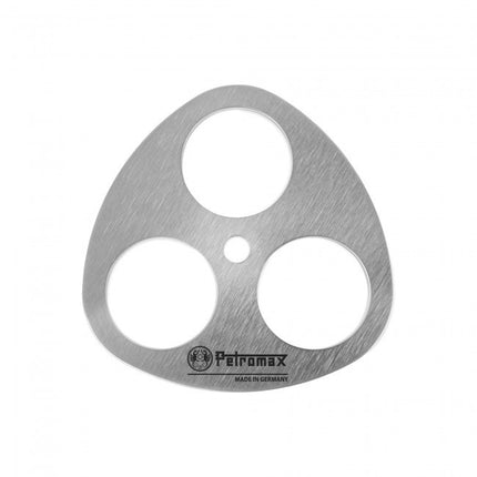 Petromax D-Ring Tripod Plate with Hook and Chain