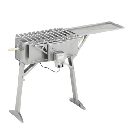 ECK Grills Skewers Attachment Stainless Steel Incl. Engine for Teuto Premium