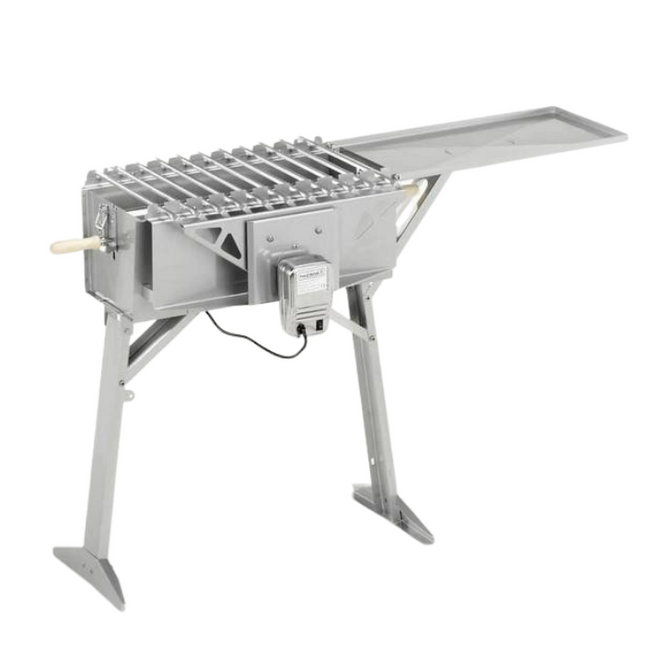 ECK Grills Skewers Attachment Stainless Steel Incl. Engine for Teuto Premium