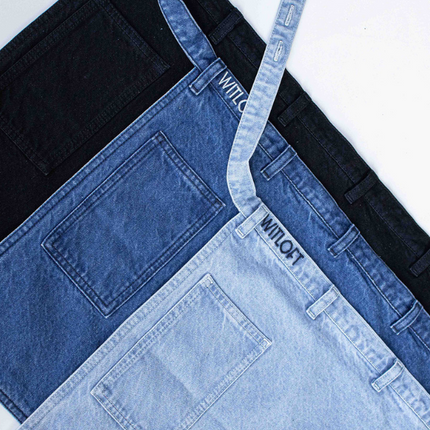 Witloft Light Blue Apron Waist Down Denim Collection