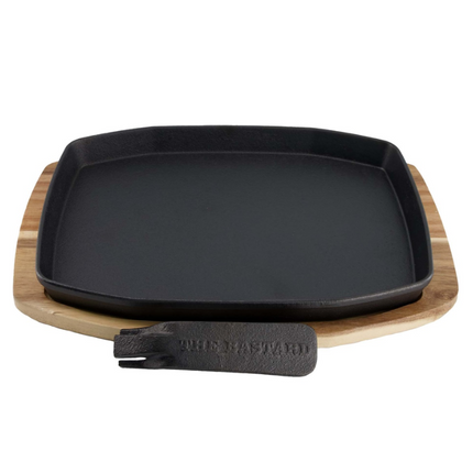 The Bastard Sizzling Plate & Holder Cast Iron L/M