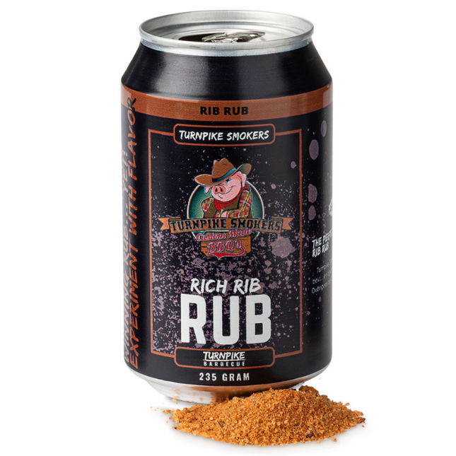 TurnPike Smokers Rich Rib Rub 235 Gramm