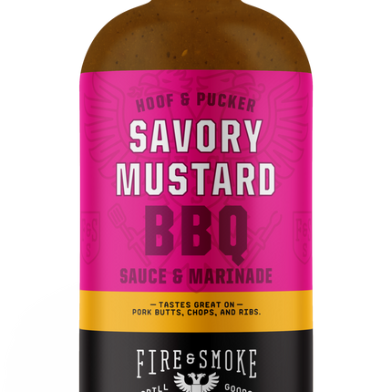 Fire&Smoke Hoof & Pucker Sweet Mustard Pork Marinade 16.4 oz