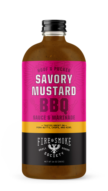 Fire&Smoke Hoof & Pucker Sweet Mustard Pork Marinade 16.4 oz