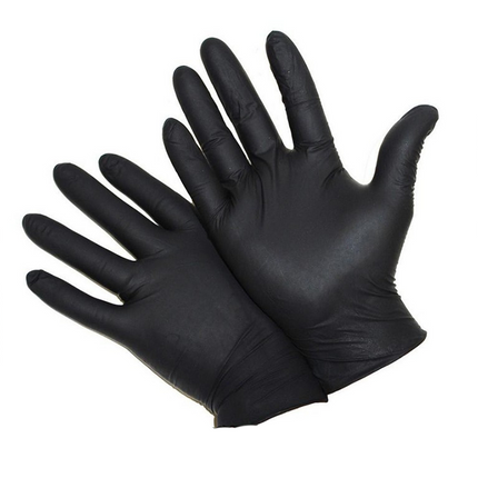 Vuur&amp;Rook Nitrile Gloves Xtra Strong Black 100 pieces Xlarge