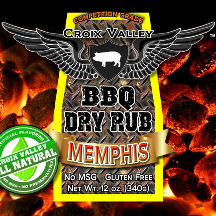 Croix Valley Memphis BBQ Dry Rub 12 oz 