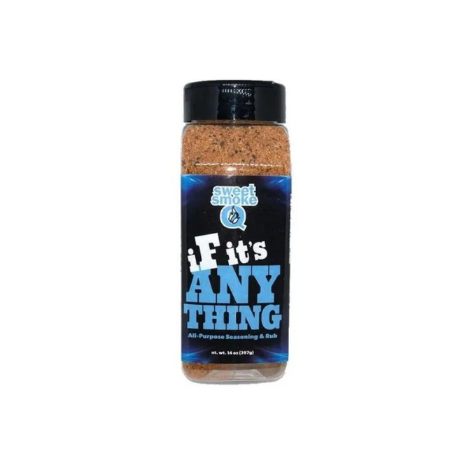 Sweet Smoke Q ‘If It’s Anything’ All-Purpose Seasoning & Rub 14 oz