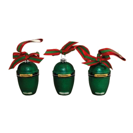 Big Green Egg  Mini Christmas Ornaments 3 stuks