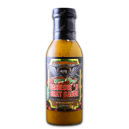 Croix Valley Honey Dijon Barbecue 'n Brat Sauce 12 oz