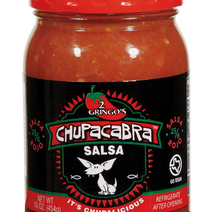 2 Gringos Chupacabra Salsa Medium 16 oz