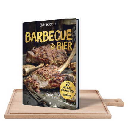 Barbecue & Bier + Puur Hout Steakplank