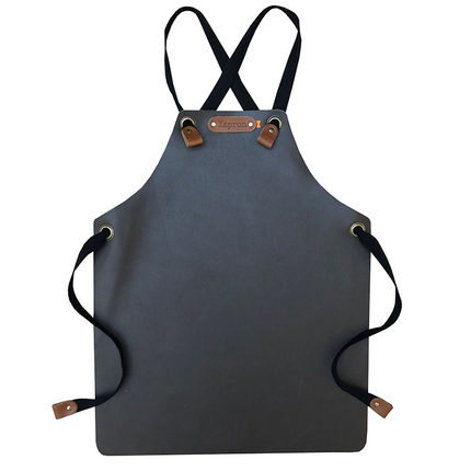 Xapron Leren Kinder Schort Bovine Brown