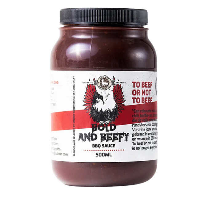 Smokey Goodness Bold &amp; Beefy Premium BBQ Sauce 500 ml