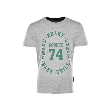 Big Green Egg T-Shirt Since 74' Light Gray