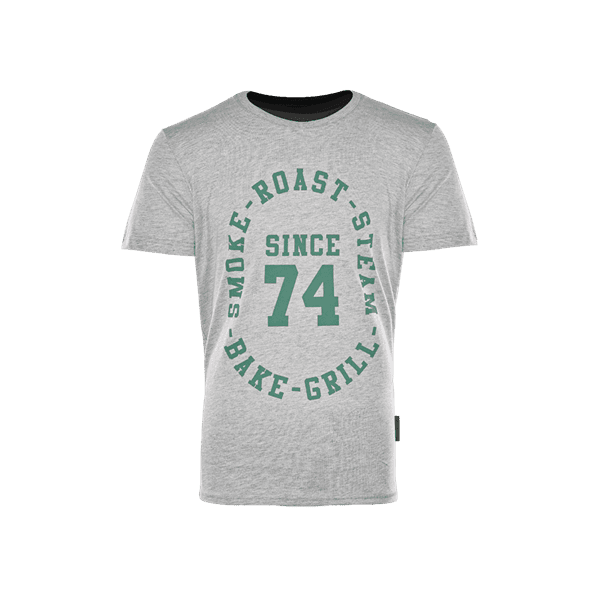 Big Green Egg T-Shirt Since 74' Licht Grijs