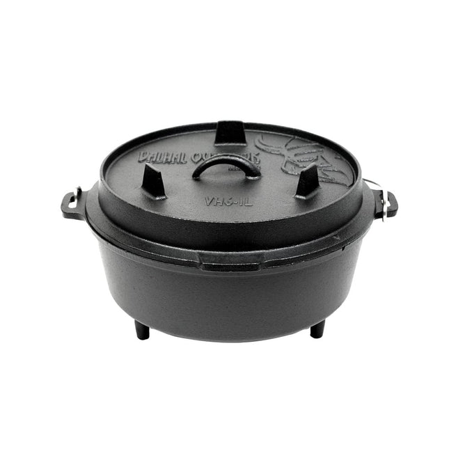 Valhal Outdoor Dutch Oven 8 Quarts/8 Liter mit Füßen