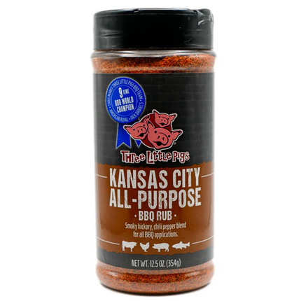 Three Little Pigs All Purpose BBQ Rub 12.25oz